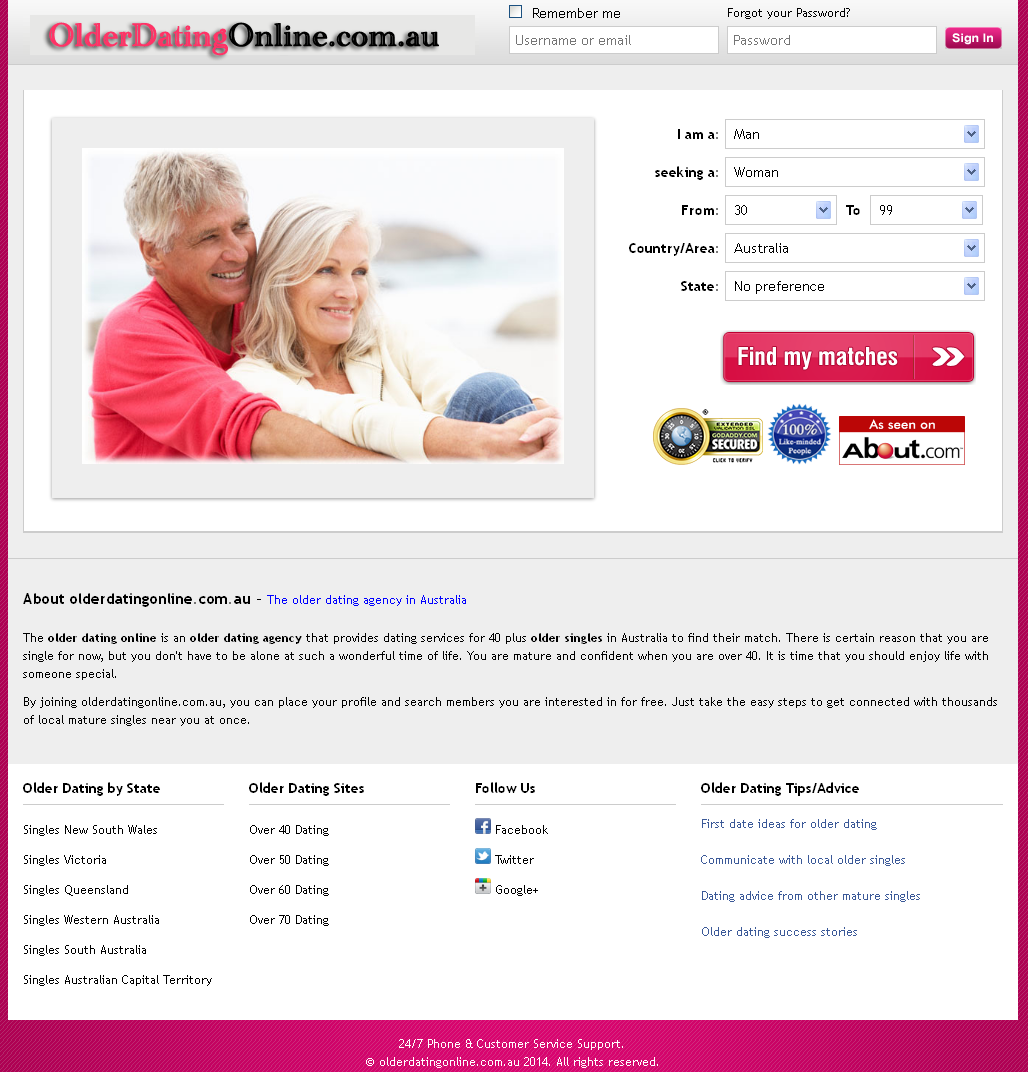Free seniors dating sites australia